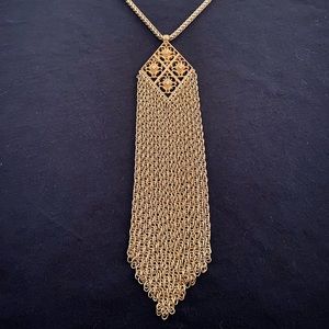 Stella & Dot Gold Chain Pendant Necklace